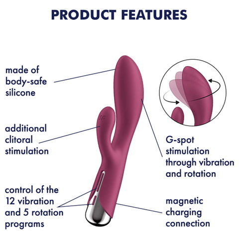 Satisfyer Spinning Rabbit 1 vibraattori